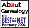About Genealogy Best of the Net Award