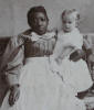 Photo taken in Norfolk, VA c1880. Baby is Lois Wemple. Woman only identified as “Aunt Delia” with no last name. Submitter: amybertsch@earthlink.net